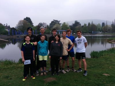 Die KjG beim Spendenlauf